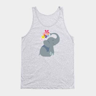 Elephant splash Tank Top